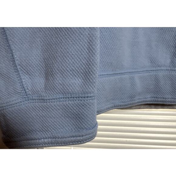 Tommy Bahama Men’s Reversible 1/4 Zip Pull Over Sweater light Blue /Light Gray M - Picture 2 of 9